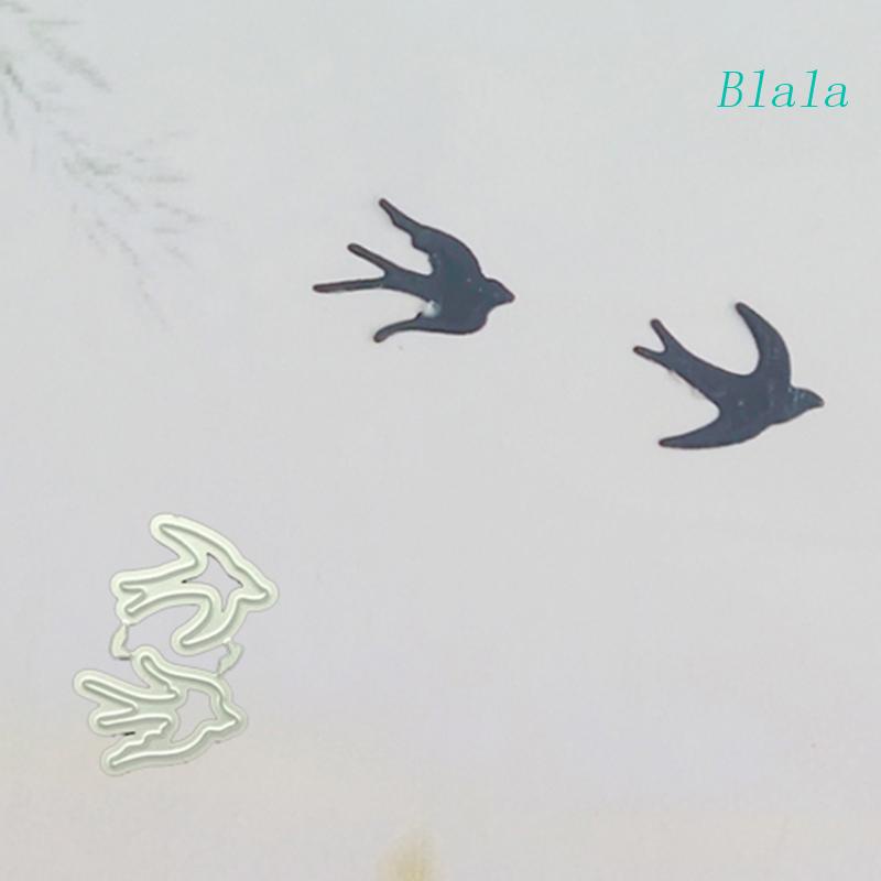 Khuôn Cắt Giấy Làm Từ Kim Loại Hình Chim Én Trang Trí Scrapbook