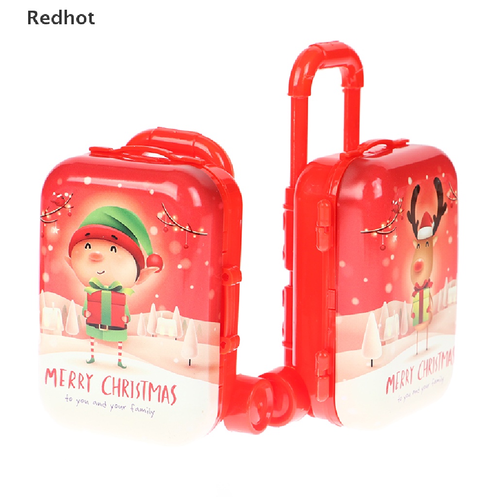 < Redhot > Mới Túi Xách Tay Mini Bằng Kim Loại Trang Trí Giáng Sinh Cho Nhà Búp Bê