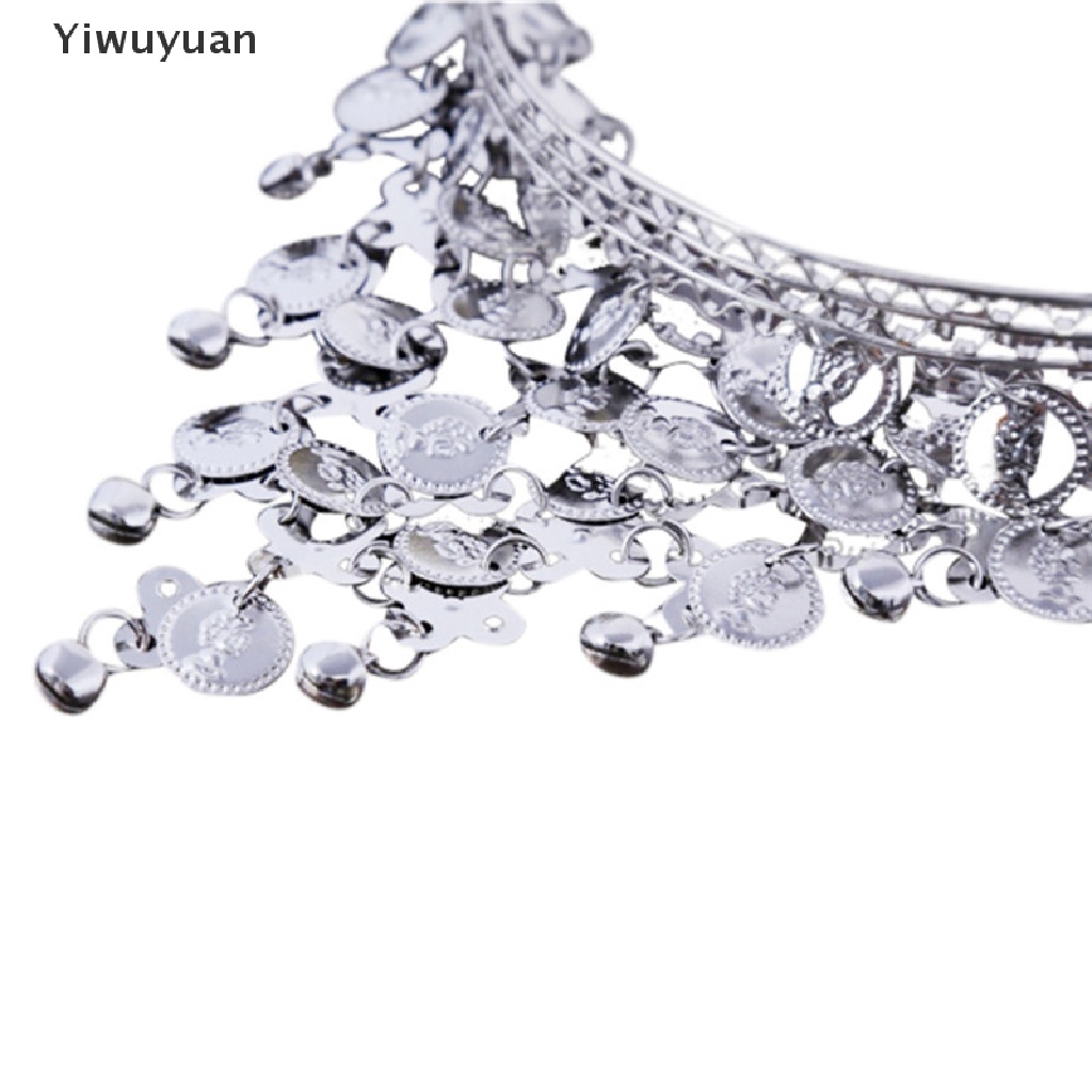 &lt; Yiwuyuan &gt; Băng Đô Đính Đồng Xu Phụ Kiện Múa Bụng Cho Nữ