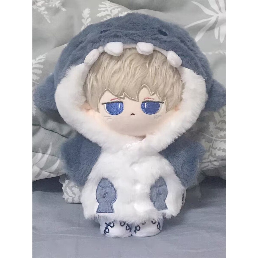 Cá Mập Nhồi Bông 20cm Xinh Xắn Cho Búp Bê