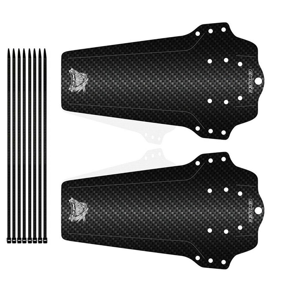 Set 2 Tấm Chắn Bùn Trước / Sau Bằng Sợi Carbon Cho Xe Đạp