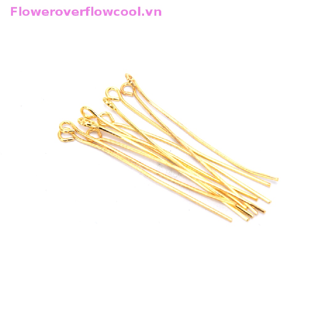 Set 200 Ghim Kim Loại Xỏ Lỗ Dùng Để Làm Bông Tai