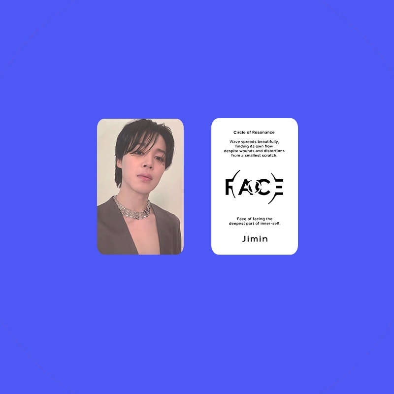 Set 5-6 Tấm Ảnh Lomo Card JIMIN FACE 2023