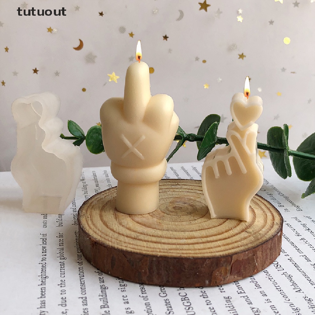 Khuôn Silicon Làm Xà Phòng / Sô Cô La / Đá Viên Hình Trái Tim 3D