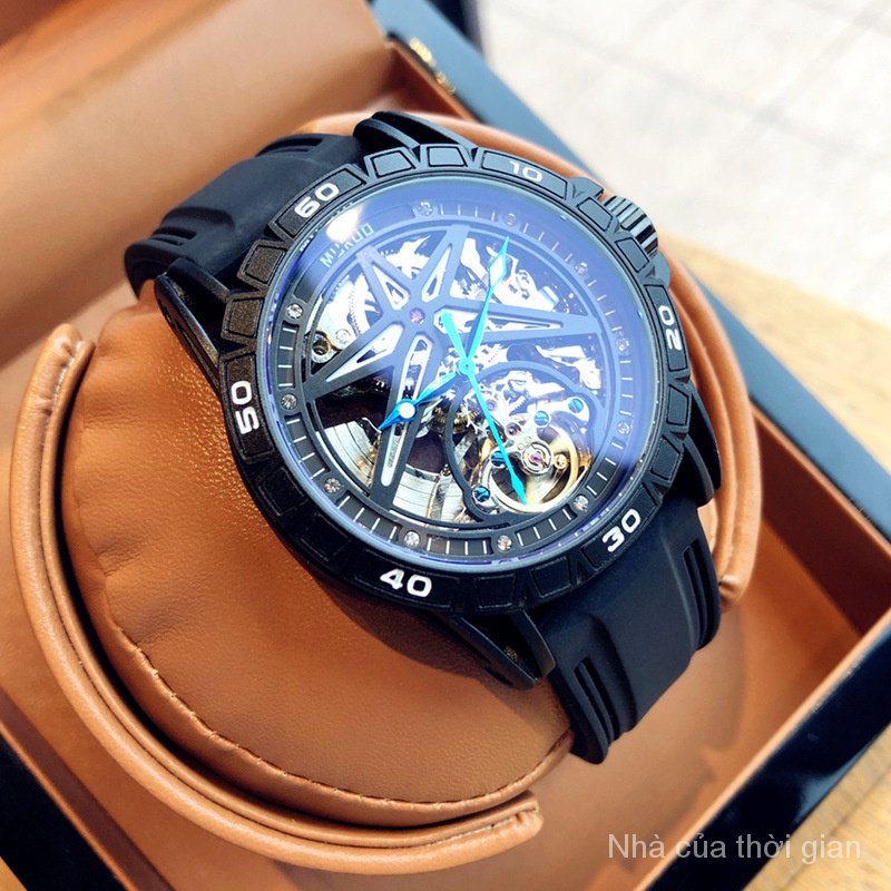 Đồng Hồ Cơ Tự Động Chống Thấm Nước Mukuo 63 Tourbillon Phát Sáng Độc Đáo Thời Trang Cho Nam