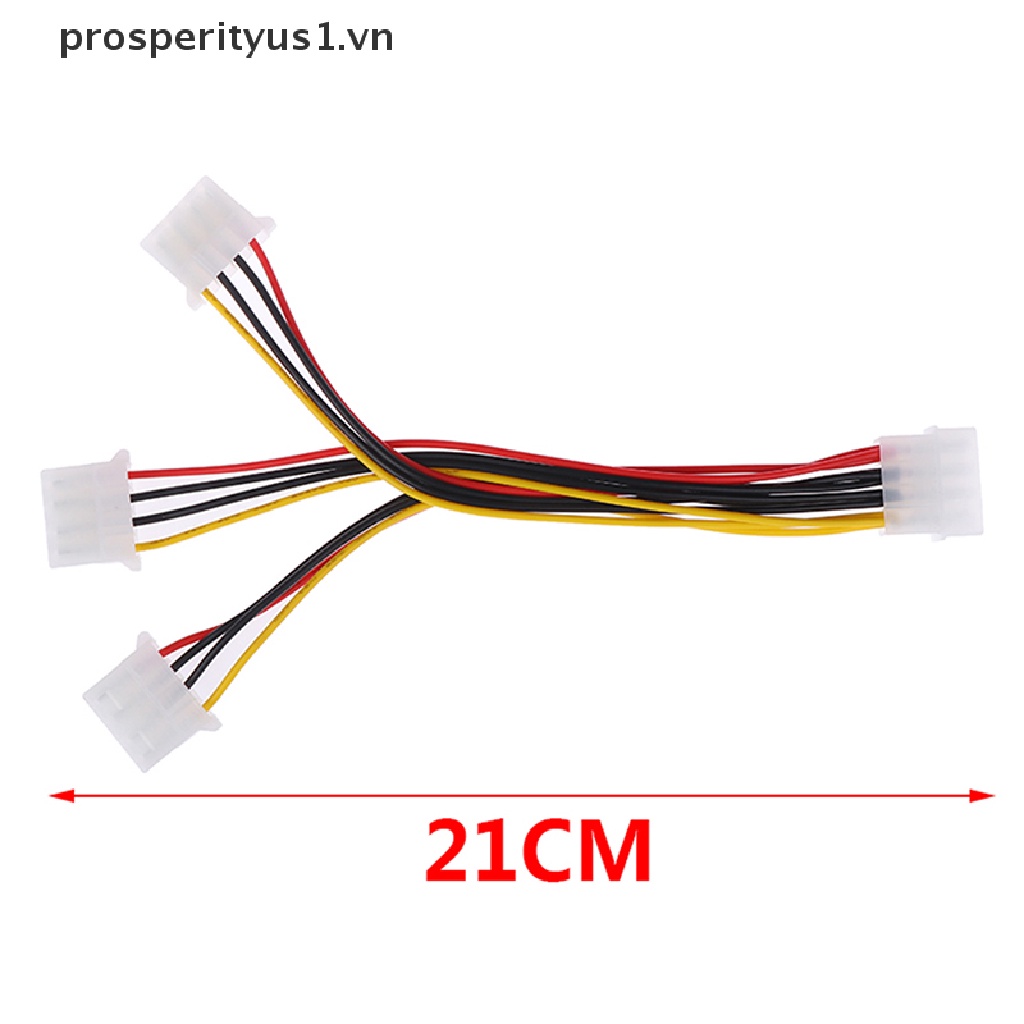 Cáp Chia Nguồn Điện 4 Pin IDE 1 Sang 3 Molex IDE Female Chuyên Nghiệp