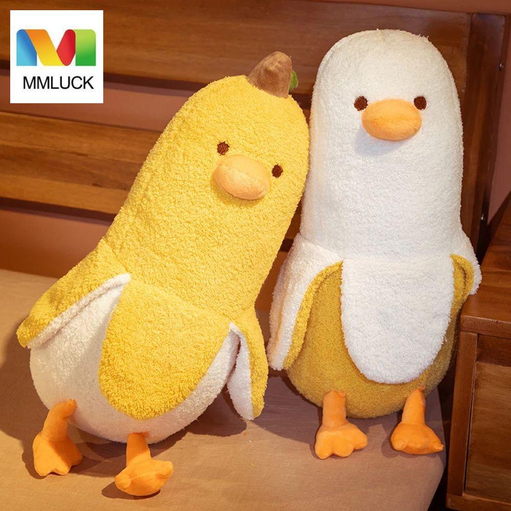 Đồ Chơi Thú Nhồi Bông Hình Chú Vịt / Chuối Hoạt Hình Mềm Mại Trang Trí Phòng Bé