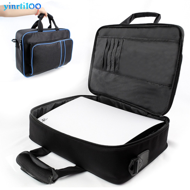 Túi Vải Canvas Có Khóa Kéo Đựng Máy Chơi Game Ps5 Tiện Dụng Ốp