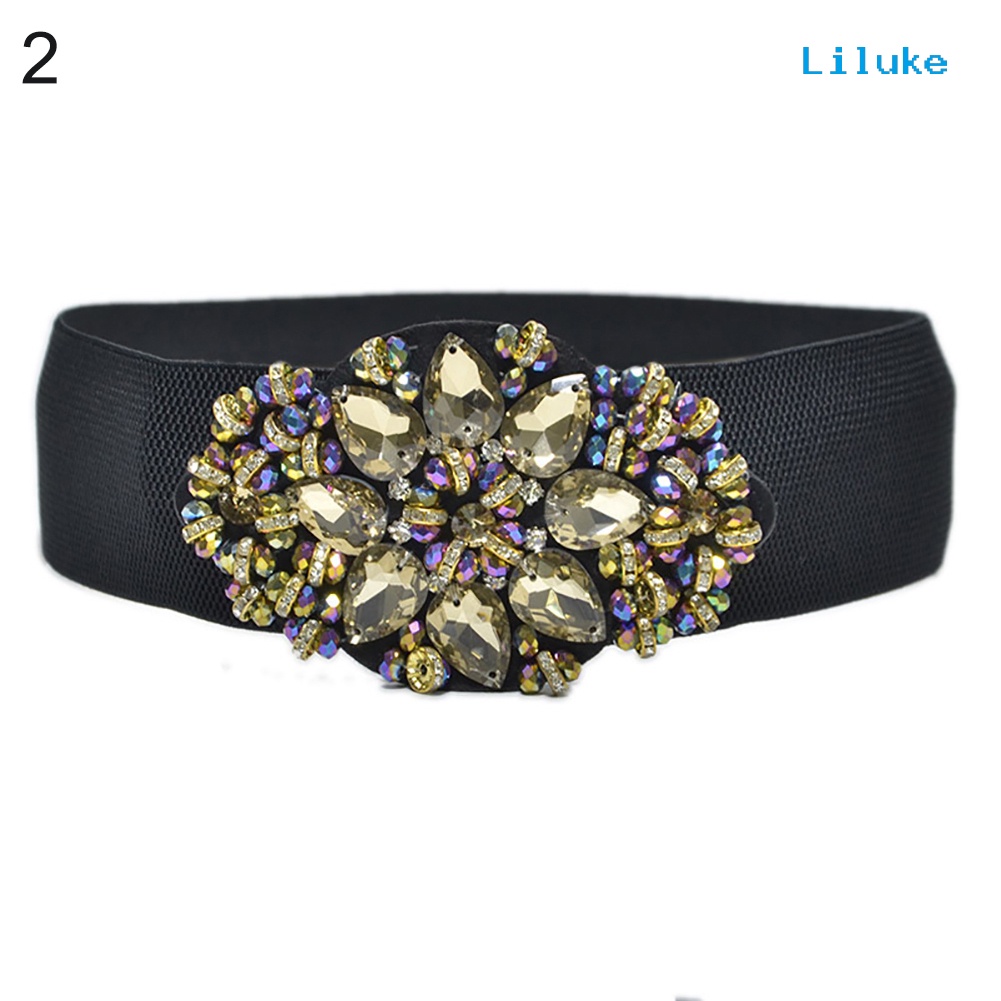 Thắt lưng đính kim cương nhân tạo nhiều màu dành cho nữ