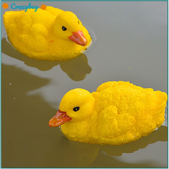 Cr 1 Cặp Mô Hình Chú Vịt Bằng Nhựa Resin Thủ Công Tinh Tế Trang Trí Sân Vườn Ngoài Trời