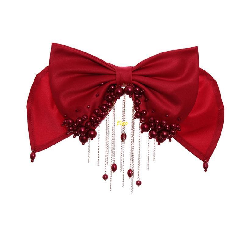 Flgo Kẹp Tóc Hình Nơ Thanh Lịch Dễ Thương Cho Nữ