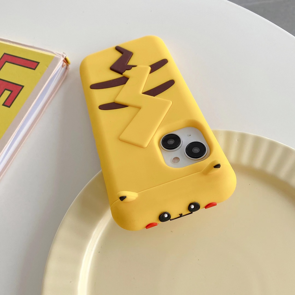 Ốp Điện Thoại TPU Silicon Mềm Chống Sốc In Họa Tiết Hoạt Hình 3D Cho iPhone 14 13 12 11 Pro Max