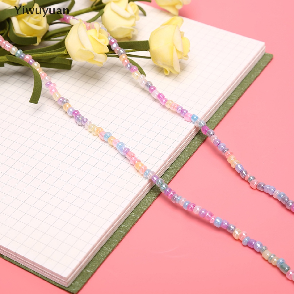 &lt; Yiwuyuan &gt; Vòng Cổ Choker Chuỗi Hạt Nhiều Màu Sắc Thời Trang Boho Làm Quà Tặng Cho Nữ Đa