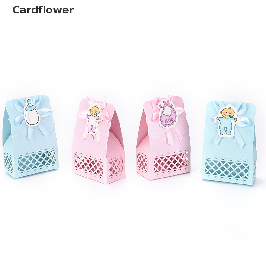 &lt; Cardflower &gt; Set 12 Túi Giấy Đựng Kẹo Trang Trí Tiệc Sinh Nhật Ngọt Ngào Dễ Thương Cho Bé Đang Giảm Giá