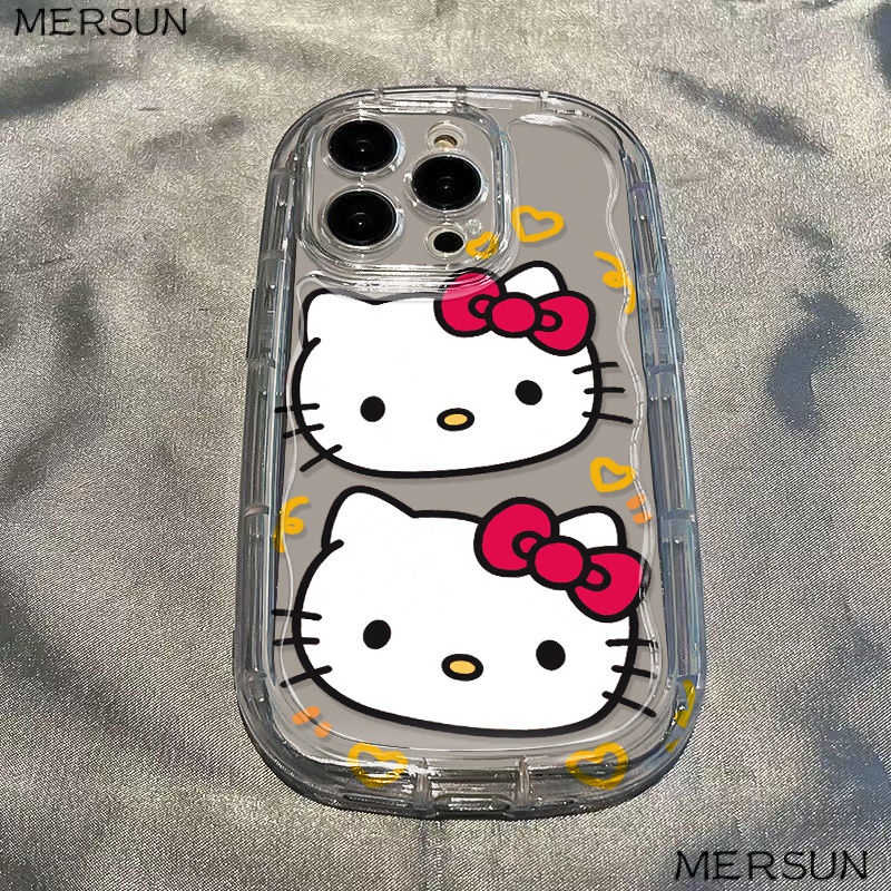 ✅Ốp Điện Thoại Mềm Trong Suốt Chống Sốc Hình Hello Kitty Cho Iphone 11promax 8p 14 12 13 xr7xs