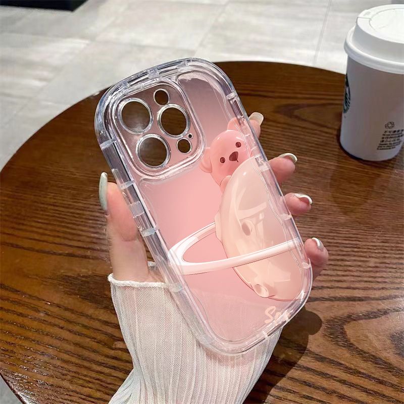 ✅Ốp Điện Thoại Mềm Trong Suốt Chống Sốc In Hình Hành Tinh Gấu Cho Iphone 11 / / 8p xr 7 Xsmax141213 Nnsjj - Nnsj