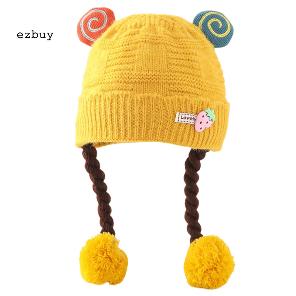 Mũ Len Beanie Chống Mòn In Họa Tiết Sáng Tạo Dùng Làm Đạo Cụ Chụp Ảnh Cho Bé Sơ Sinh