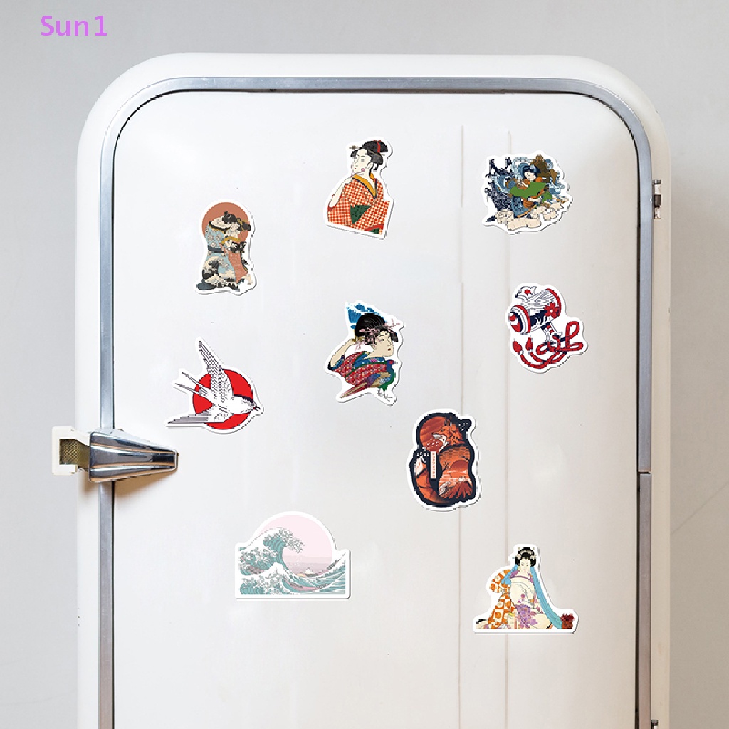 Set 50 Nhãn Dán Sun1 > Nhật Ký / Điện Thoại / Ván Trượt Trang Trí Diy