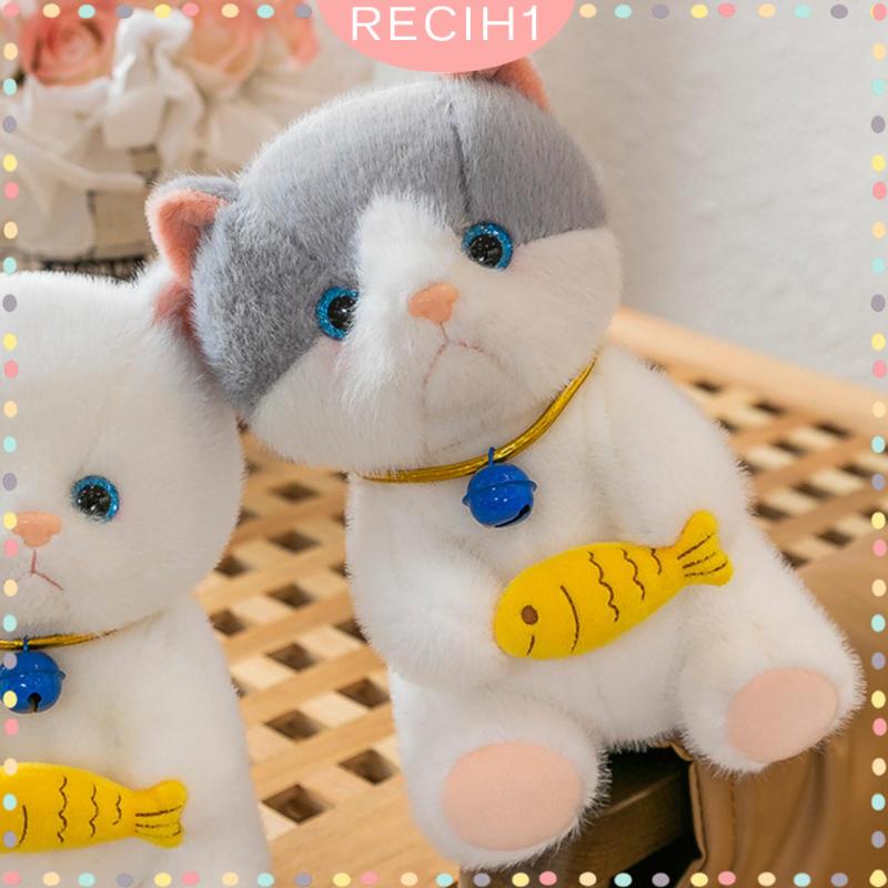 Đồ chơi nhồi bông Hình Chú Mèo Dễ Thương Dùng Trang Trí