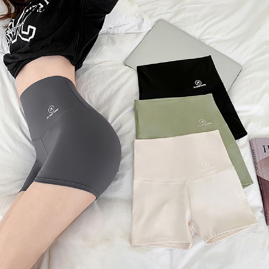 Quần Lót Boxer Lụa Lạnh Không Đường May Lưng Cao 12CM Cho Nữ