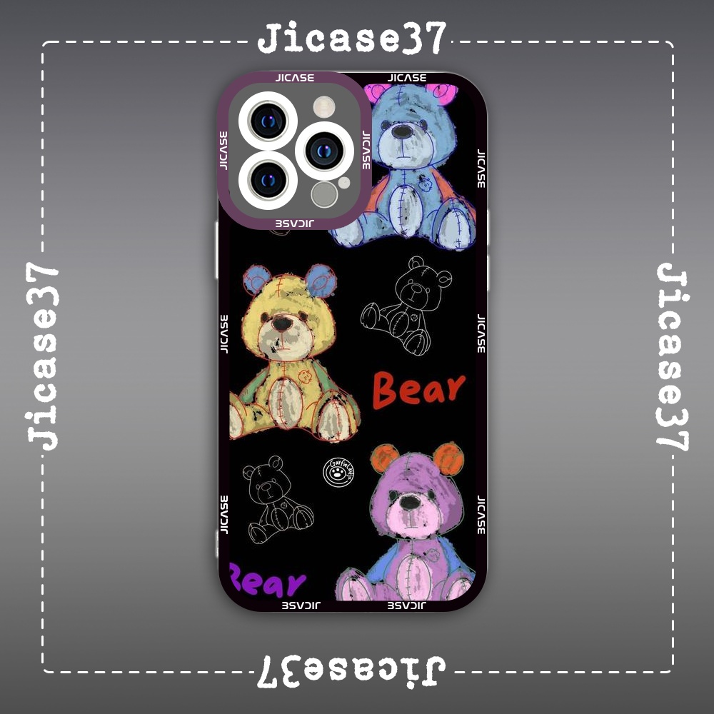 Ốp lưng iphone Cute Case Gấu Bông Winnie The Pooh Hoạt Hình Cartoon Tặng Kèm Phụ Kiện Túi Xách MK Hình Cute Case