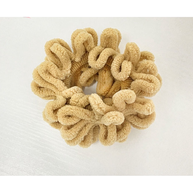 Dây Cột Tóc Lông Nhung Co Giãn Cao Thời Trang Cho Nữ