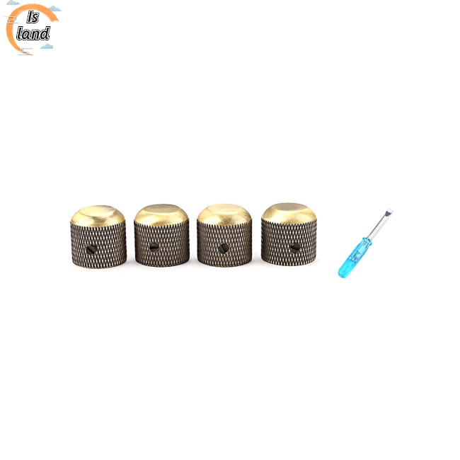 Set 4 Nút Chỉnh Âm Lượng Cho Đàn Guitar Điện Kèm Tua Vít