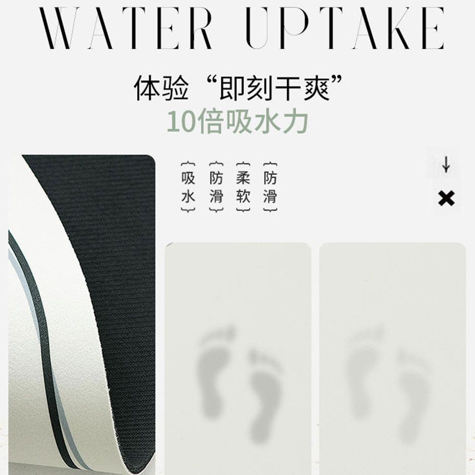 Thảm lót sàn Chống Trượt Thấm Hút Tốt Cho Phòng Tắm