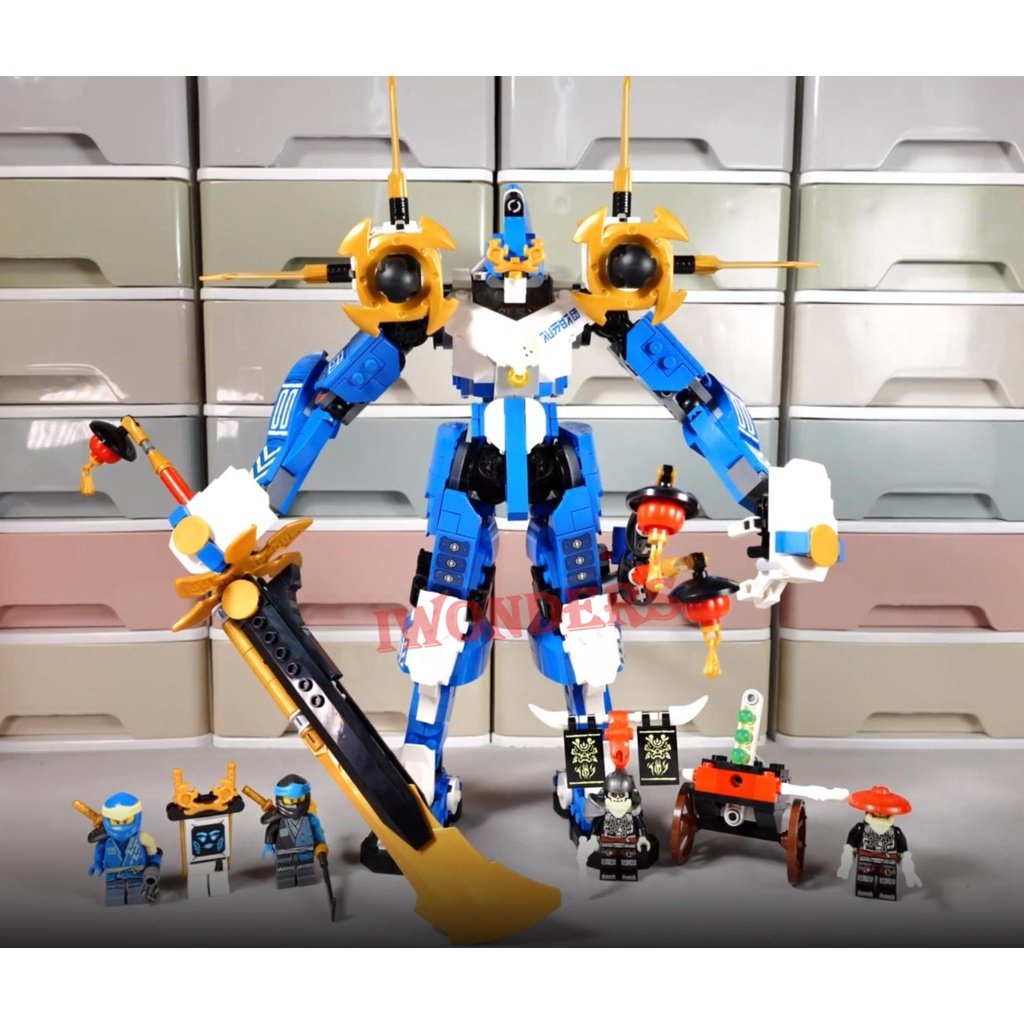 Mô Hình Đồ Chơi Nhân Vật Ninjago Lloyd Trong Phim Hoạt Hình "Titan Mech Zane 'S Ice Dragon"