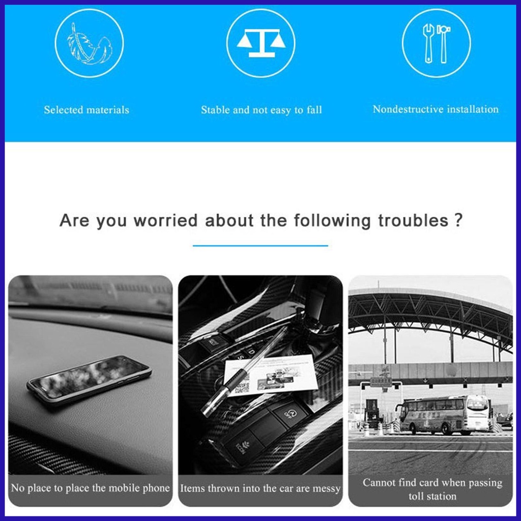 Túi Đựng Điện Thoại / Mắt Kính Gắn Lỗ Thông Gió Xe Hơi Tiện Dụng