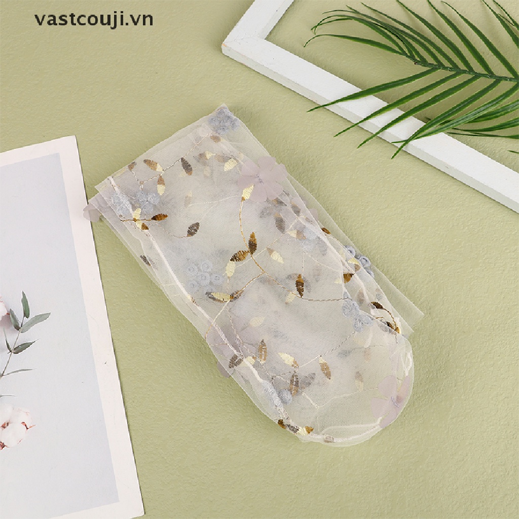 1 Cặp Vớ Ren Hoa Mỏng Trong Suốt Đơn Giản Thời Trang Xuân Hè Cho Nữ