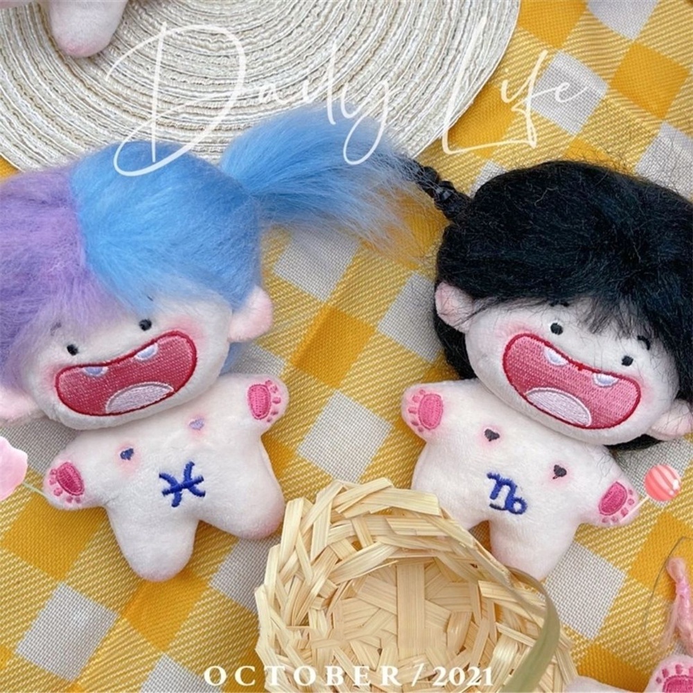 Búp Bê Bơm Hơi Chất Liệu cotton Kích Thước 10cm 12 Cung Hoàng Đạo Kích Thước