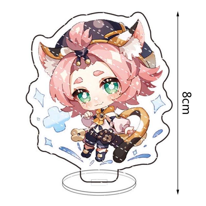 Mô Hình Nhân Vật Anime Margot3 Genshin Va Chạm Đứng Bằng Acrylic Trang Trí Bàn Làm Việc