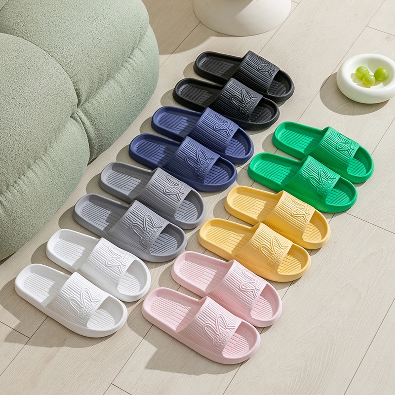 【EVEANOBQY】Dép Đi Trong Nhà Bằng EVA Đế Mềm Hình Thỏ Hoạt Hình