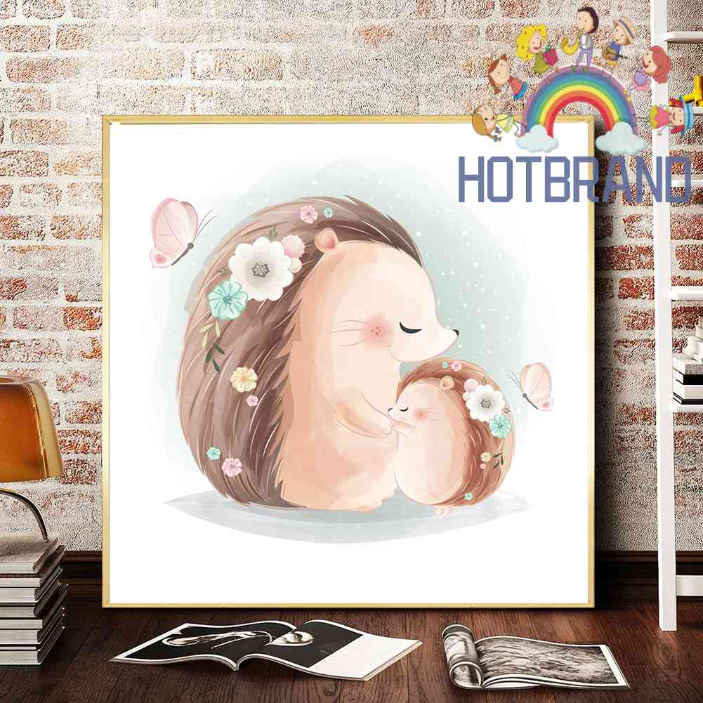 Tranh Đính Đá Kim Cương Toàn Bộ Hình Vẽ Động Vật DIY