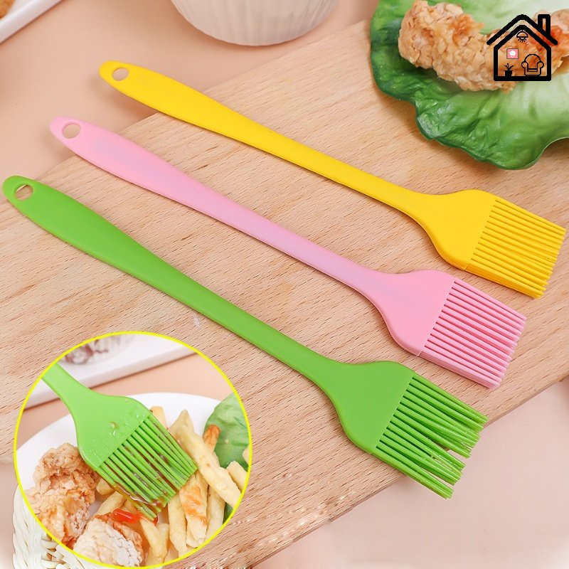 1 Hũ Đựng Dầu Có Cọ Phết Bằng Silicone Chịu Nhiệt Nhỏ Gọn Dùng Nướng BBQ / Bánh