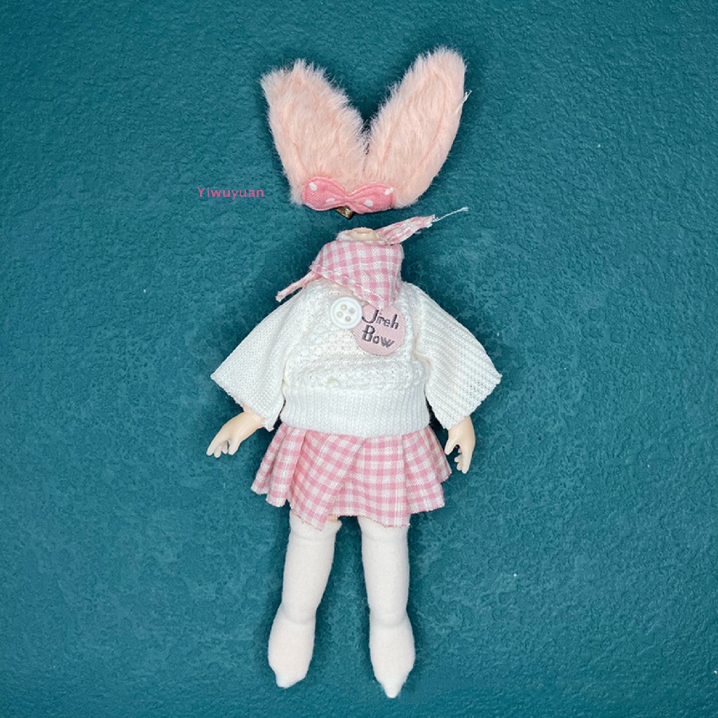 Búp Bê BJD 16CM Kèm Phụ Kiện Tóc Dễ Thương