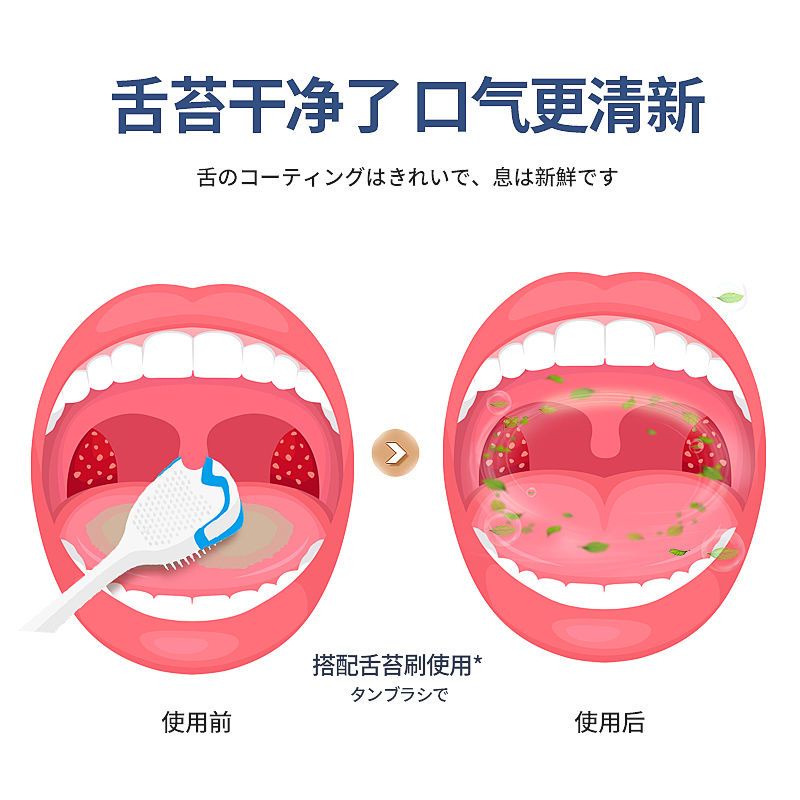 Kem Gel Phủ Lưỡi Làm Sạch Lưỡi Phong Cách Nhật Bản Dành Cho Nam Nữ