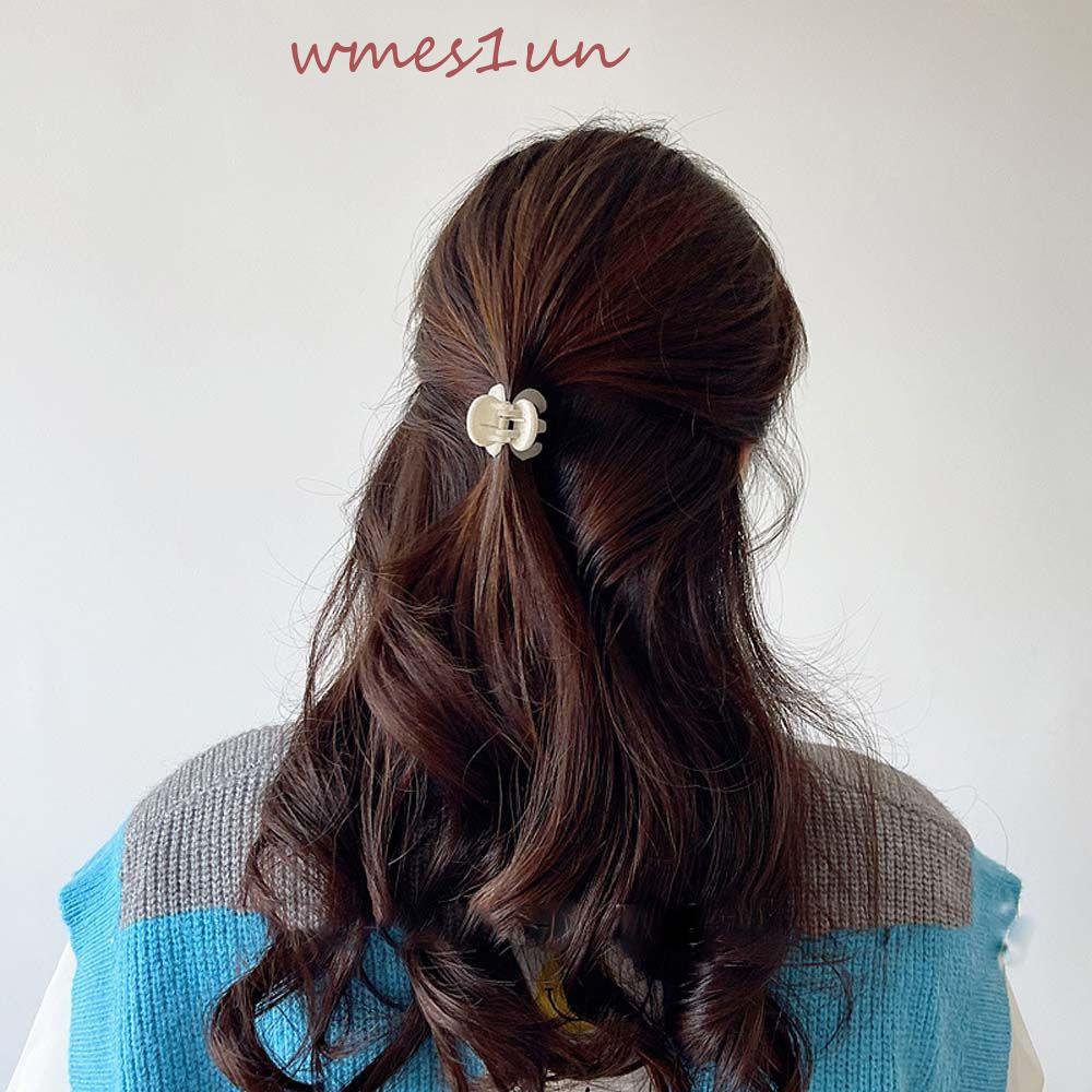 Kẹp Tóc Acrylic Hình Chữ M WMES15H Thời Trang Thu Đông