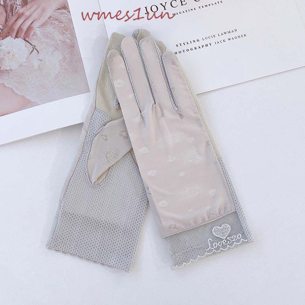 Găng Tay Chống Nắng WMES15H Bảo Vệ Màn Hình Cảm Ứng Cho Nữ