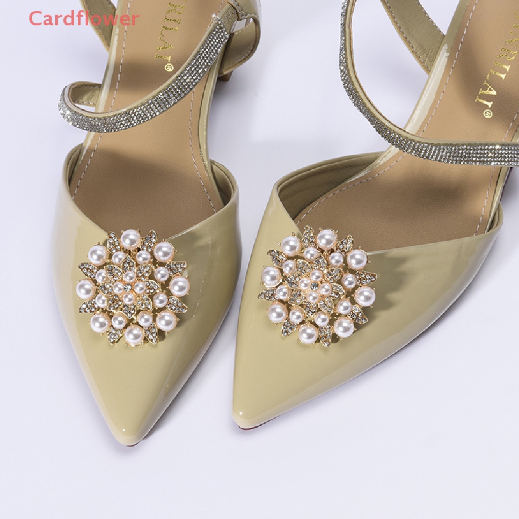1 Cặp Kẹp Đính Đá Trang Trí Giày Cao Gót Cho Cô Dâu Mới