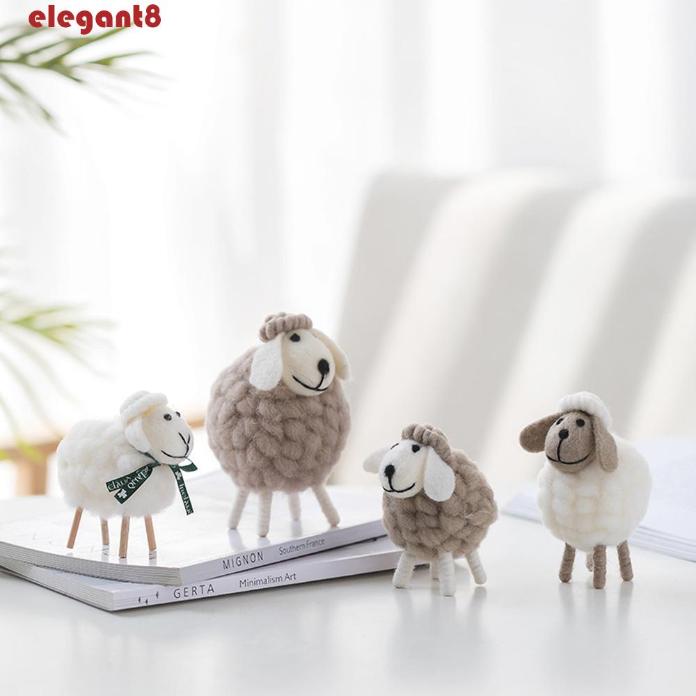 Đồ trang trí Chú Cừu Bằng Vải Nỉ Dễ Thương Trang Trí Giáng Sinh