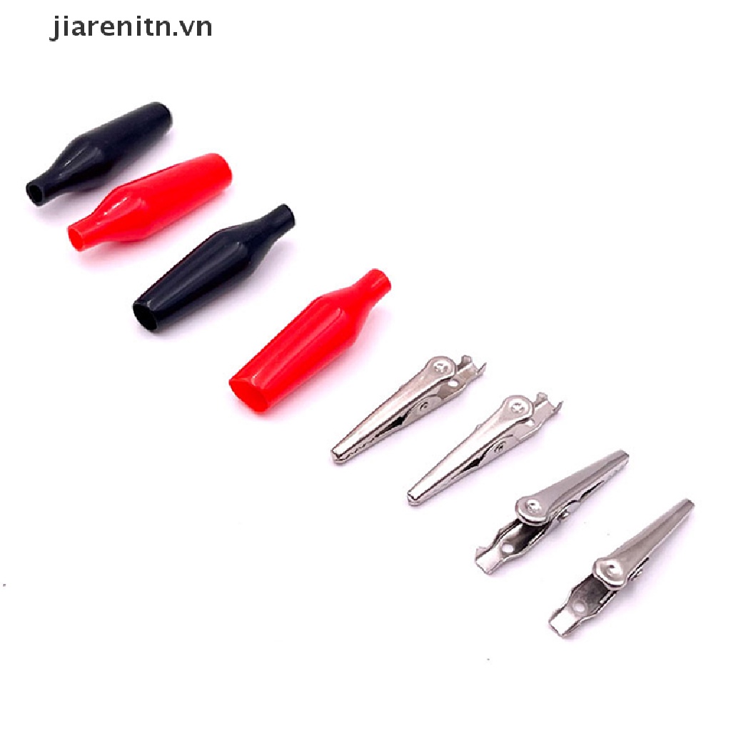 Set 12 Kẹp Cá Sấu 28mm Màu Đen / Đỏ / Xanh Dương / Vàng / Đen Chuyên Dụng vn