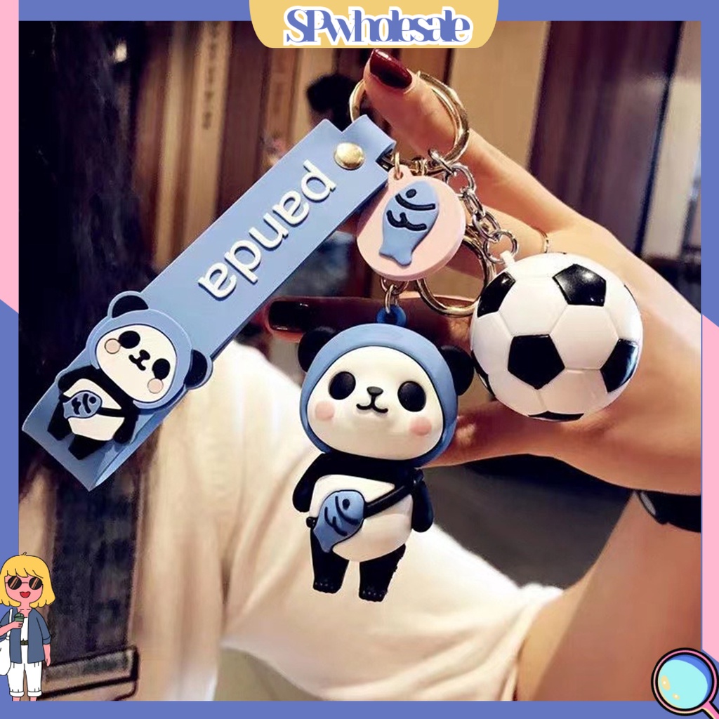 <SPwholesale> Giá Đỡ Chìa Khóa Bằng Kim Loại Hình Gấu Trúc Dễ Thương