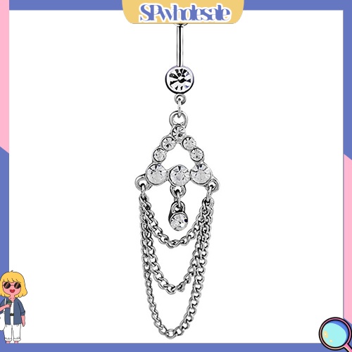 &lt;SPwholesale&gt; Khuyên RốN ĐíNh Đá NhiềU KiểU DáNg