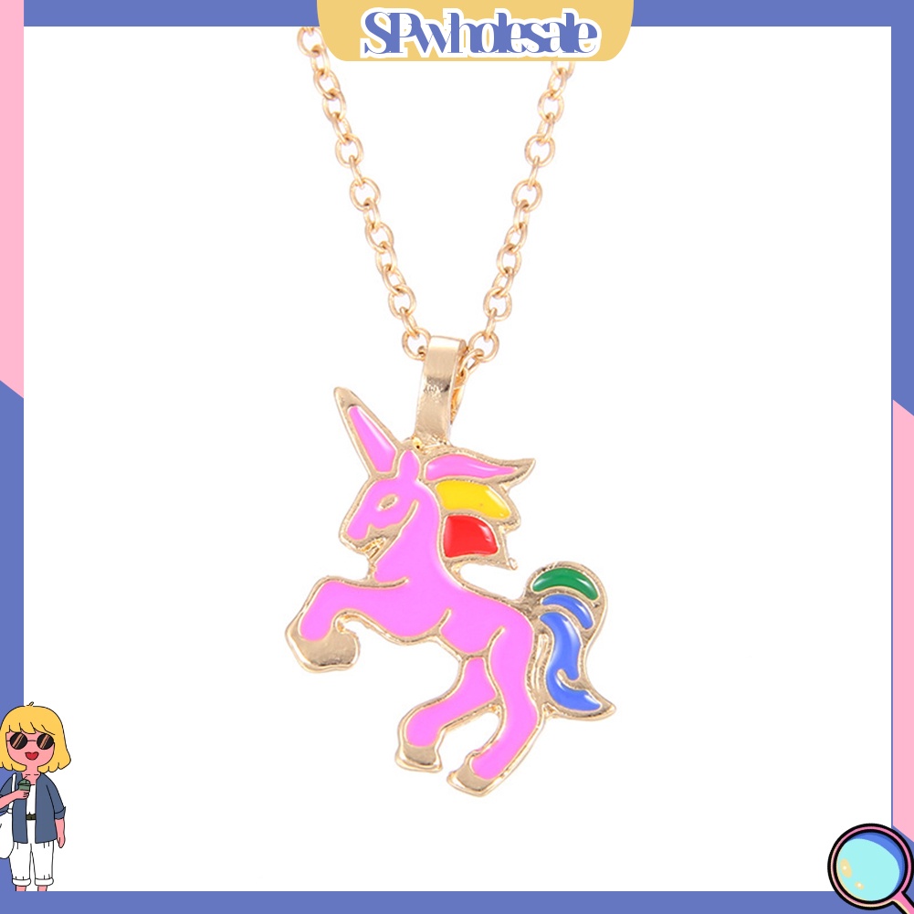 <SPwholesale> Vòng cổ Mặt Hình Kỳ Lân Tráng Men Thời Trang Cho Nữ