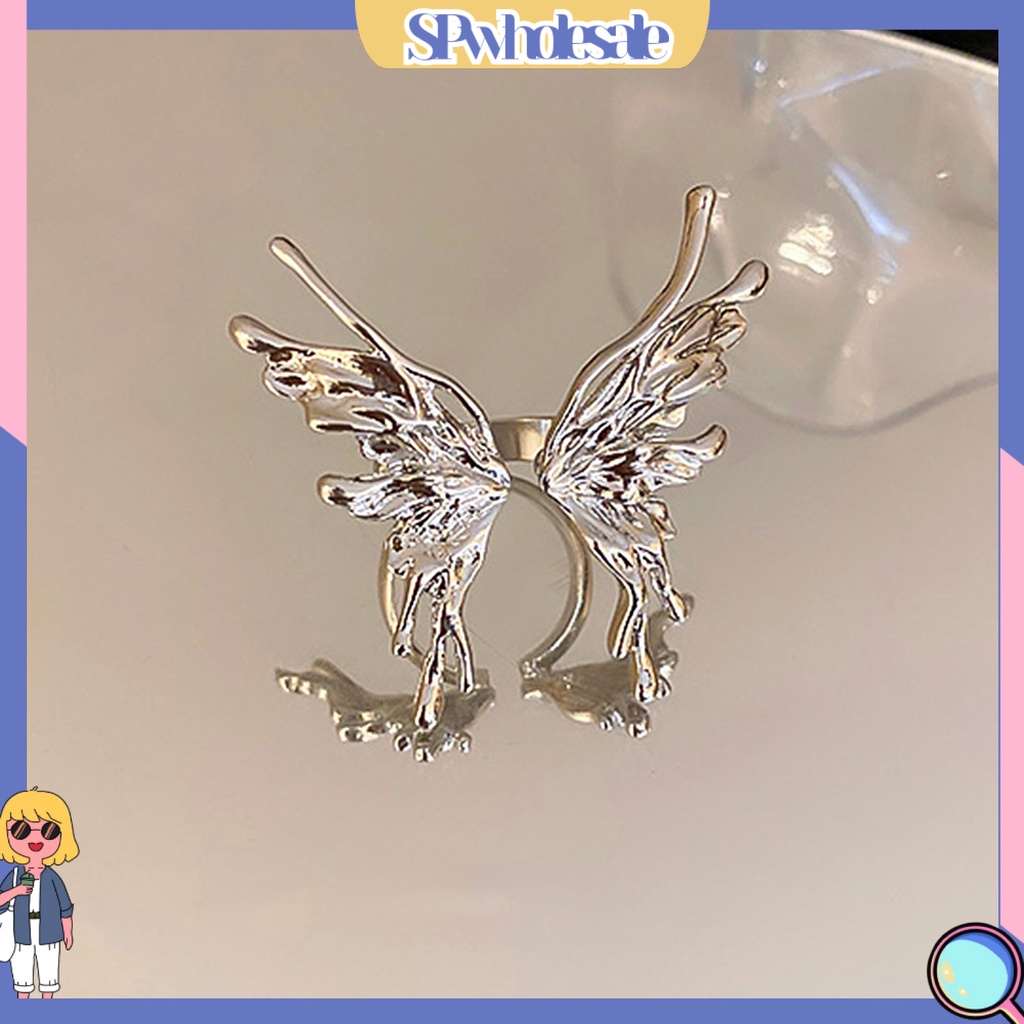<SPwholesale> Nhẫn Hở Hình Bướm / Bướm Có Thể Điều Chỉnh Kích Thước Cho Nữ