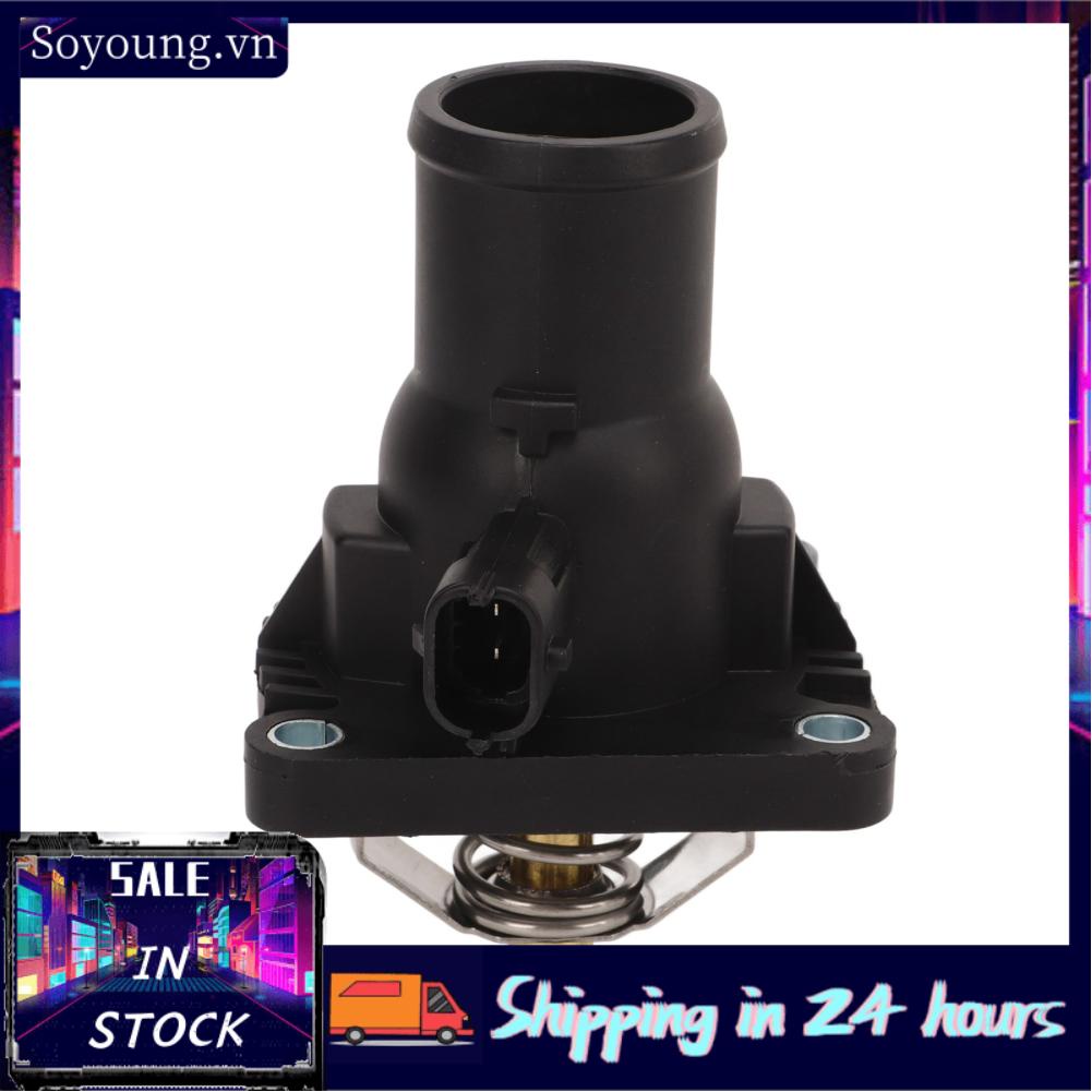 Soyoung Coolant Thermostat Assembly  Easy To Install OEM Standard Durable 55587349 Rugged Structure for Aveo Cruze Sonic