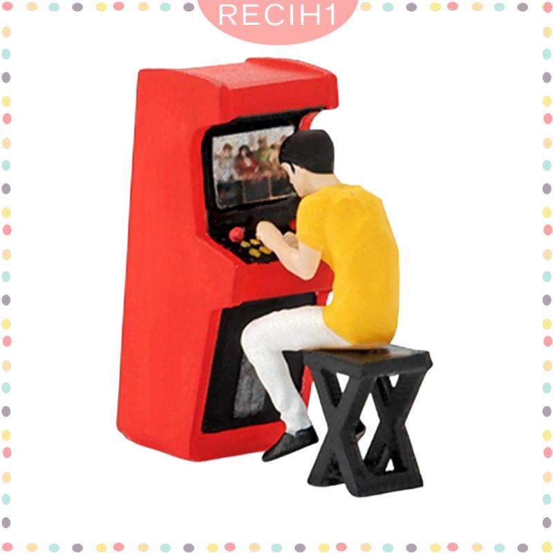 Mô Hình Máy Chơi Game Arcade Mini 64 Tỉ Lệ 1 / 64 Trang Trí Nhà Cửa DIY