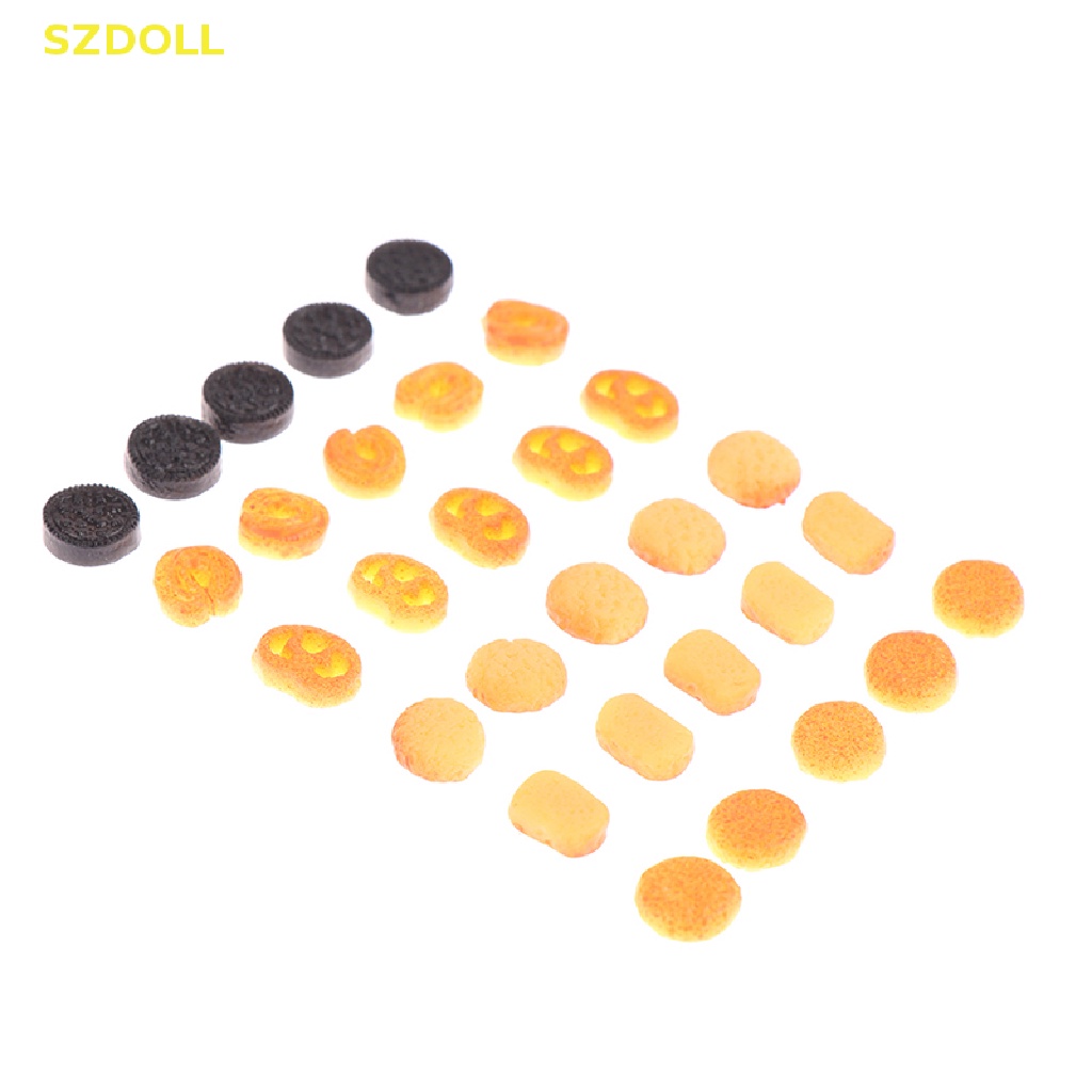 Set 10 Mô Hình Bánh Quy Trang Trí Nhà Búp Bê